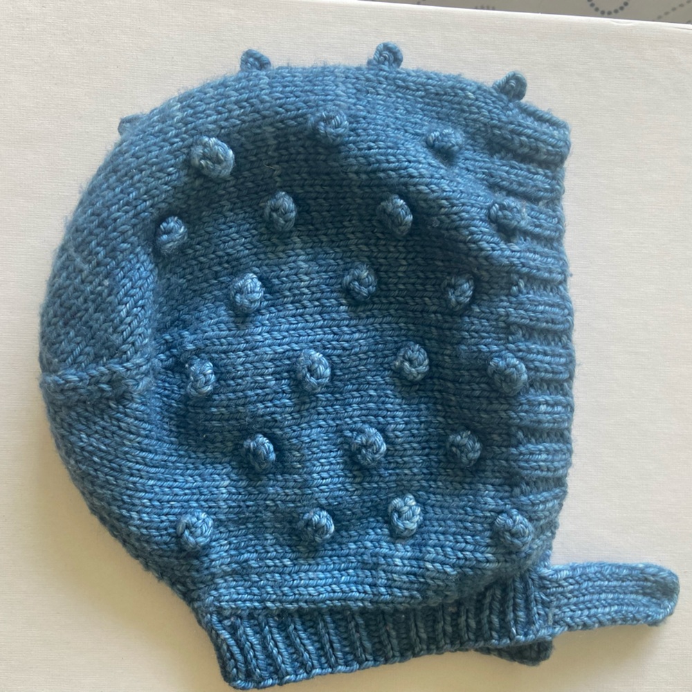 Misha and Puff 12-24 wool popcorn puff hat 12-24 months